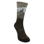 Mens Ladies Light Performance Crew Merino Wool Socks | Trekking Socks