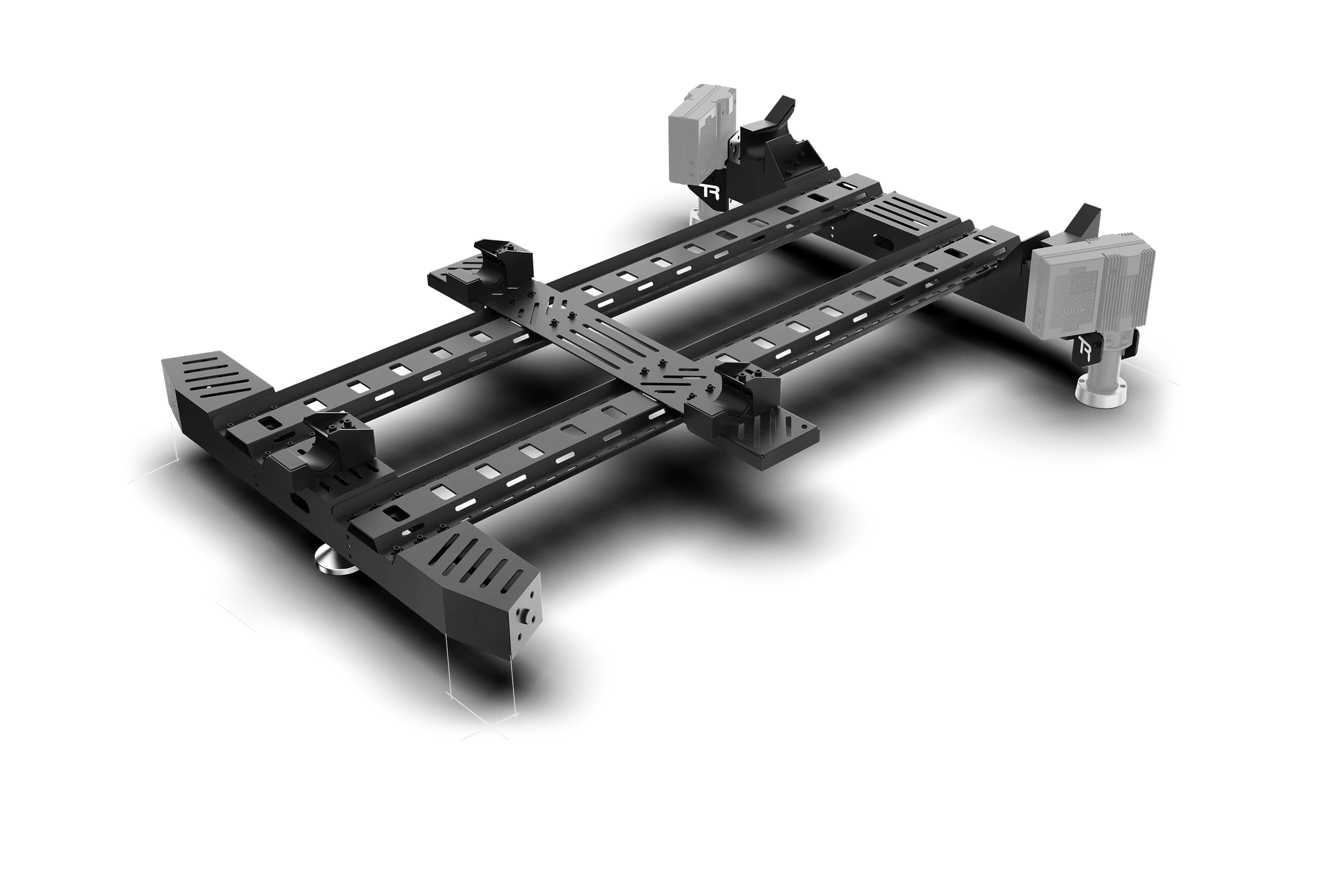 Motion System with 4 motors/actuators and Motion Sim Base