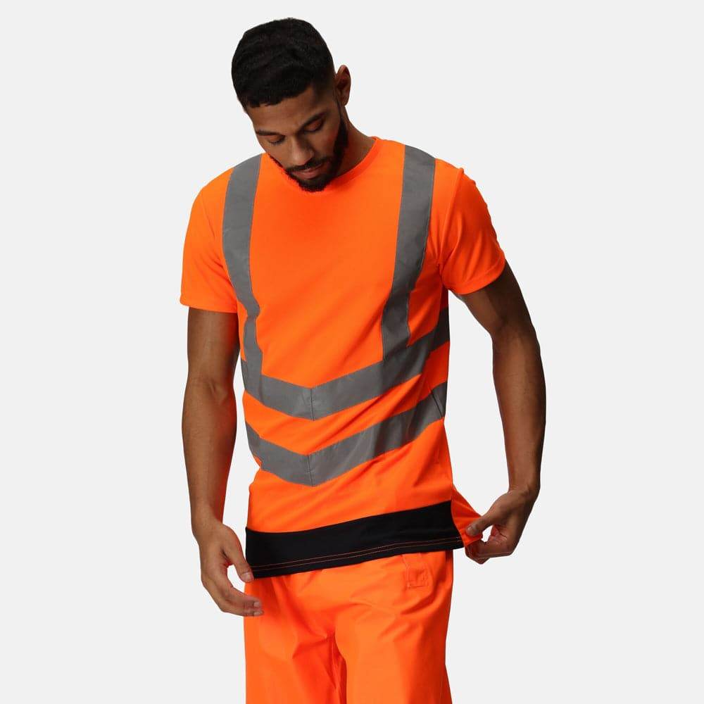 Regatta TRS194 Pro Hi-Vis Short Sleeve T-Shirt