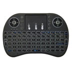 Support Language: English i8 Air Mouse Wireless Backlight Keyboard with Touchpad for Android TV Box & Smart TV & PC Tablet & Xbox360 & PS3 & HTPC/IPTV