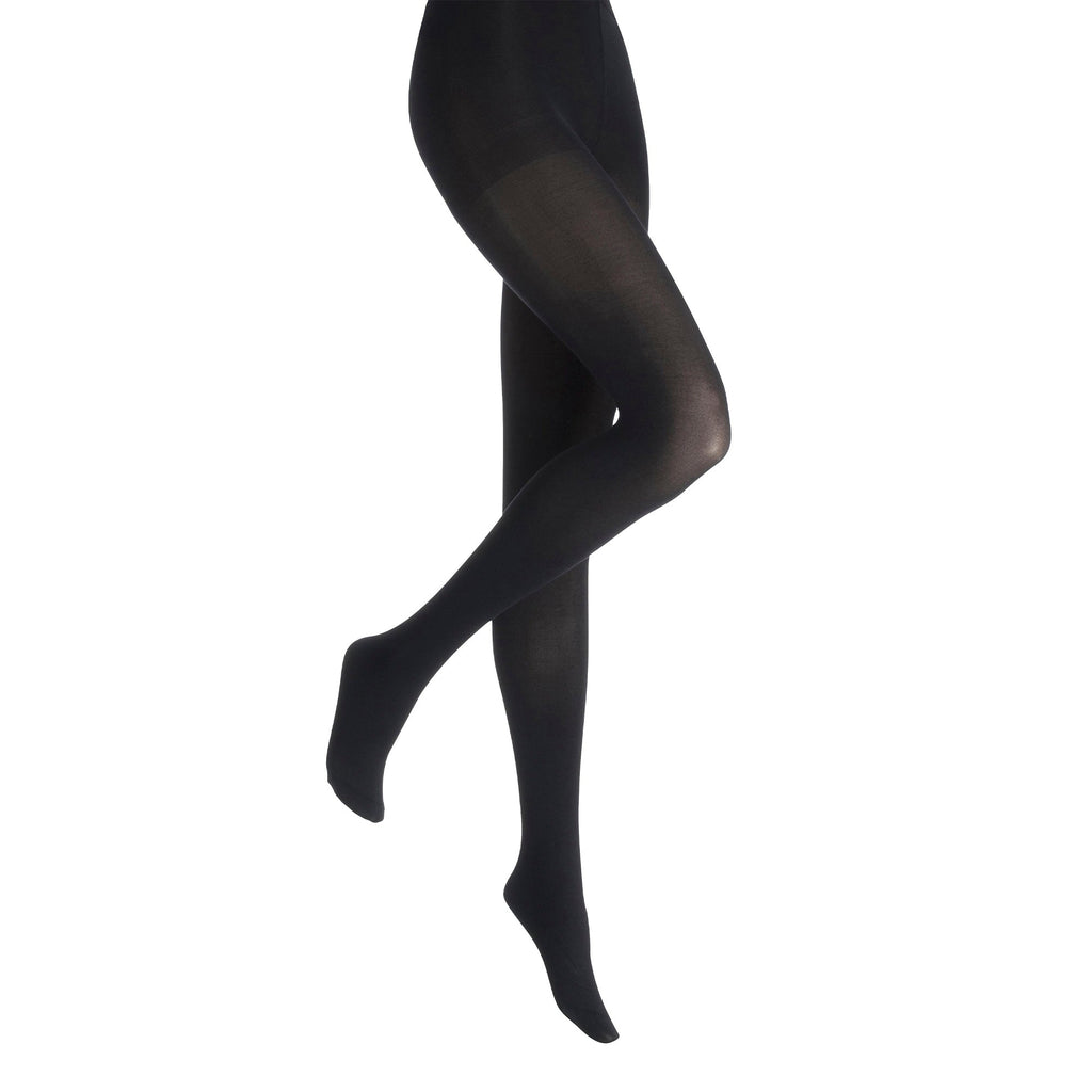2 Pack Ladies 80 Denier Opaque Tights - Soft Stretchy Everyday Coverage