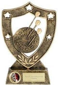 Personalised Engraved Shield Star Darts 5 Inch (12.5cm)