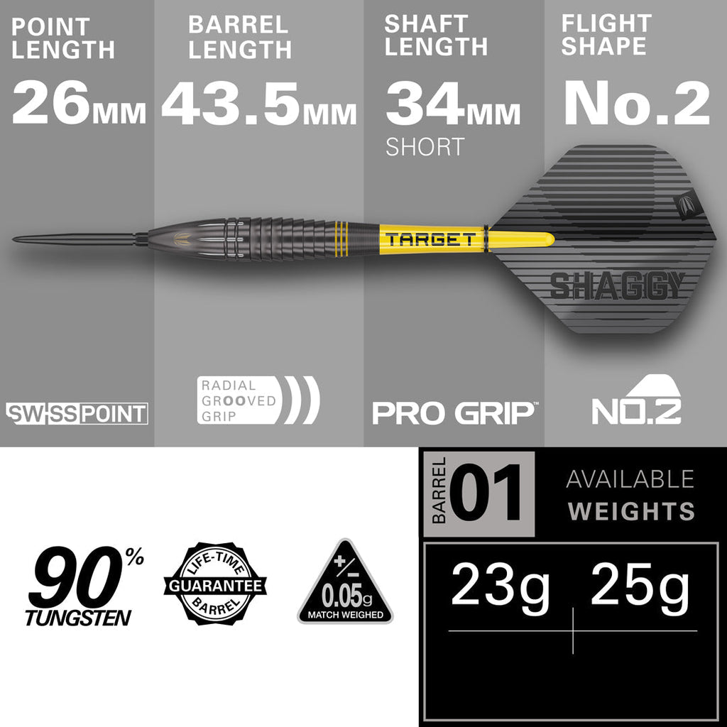 Target Scott Williams Black 90% Swiss