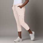 Plain Super Stretch Cargo Magic Trousers Jeans