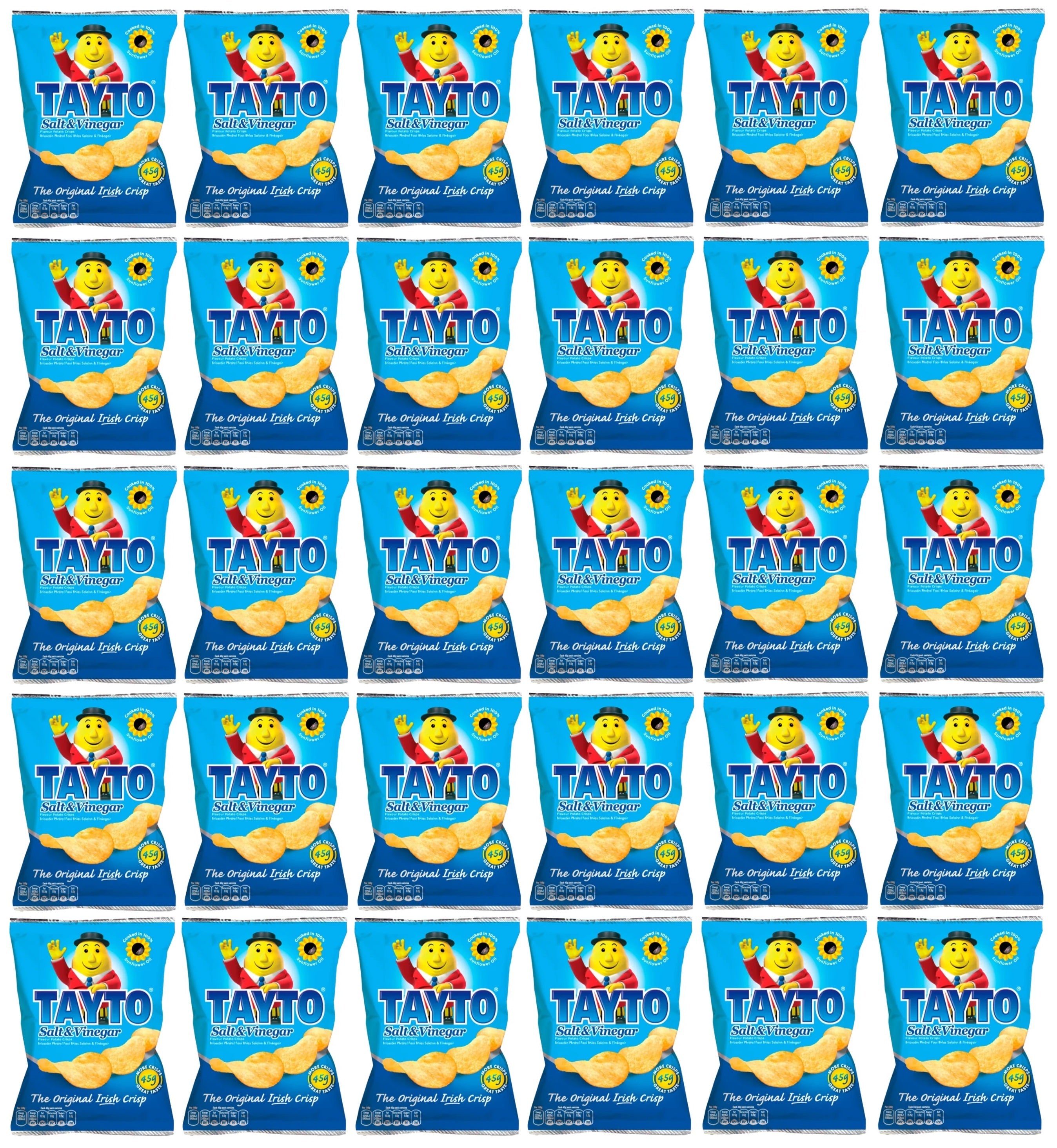 30 x Tayto Salt & Vinnegar 35g