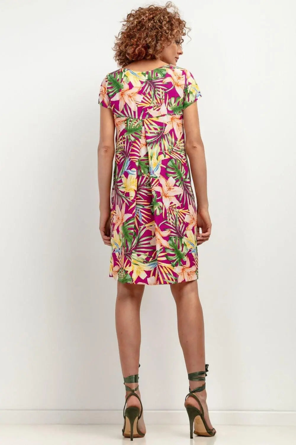 Tessita patterned viscose dress