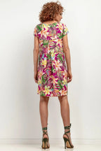 Tessita patterned viscose dress