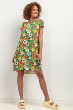 Tessita patterned viscose dress