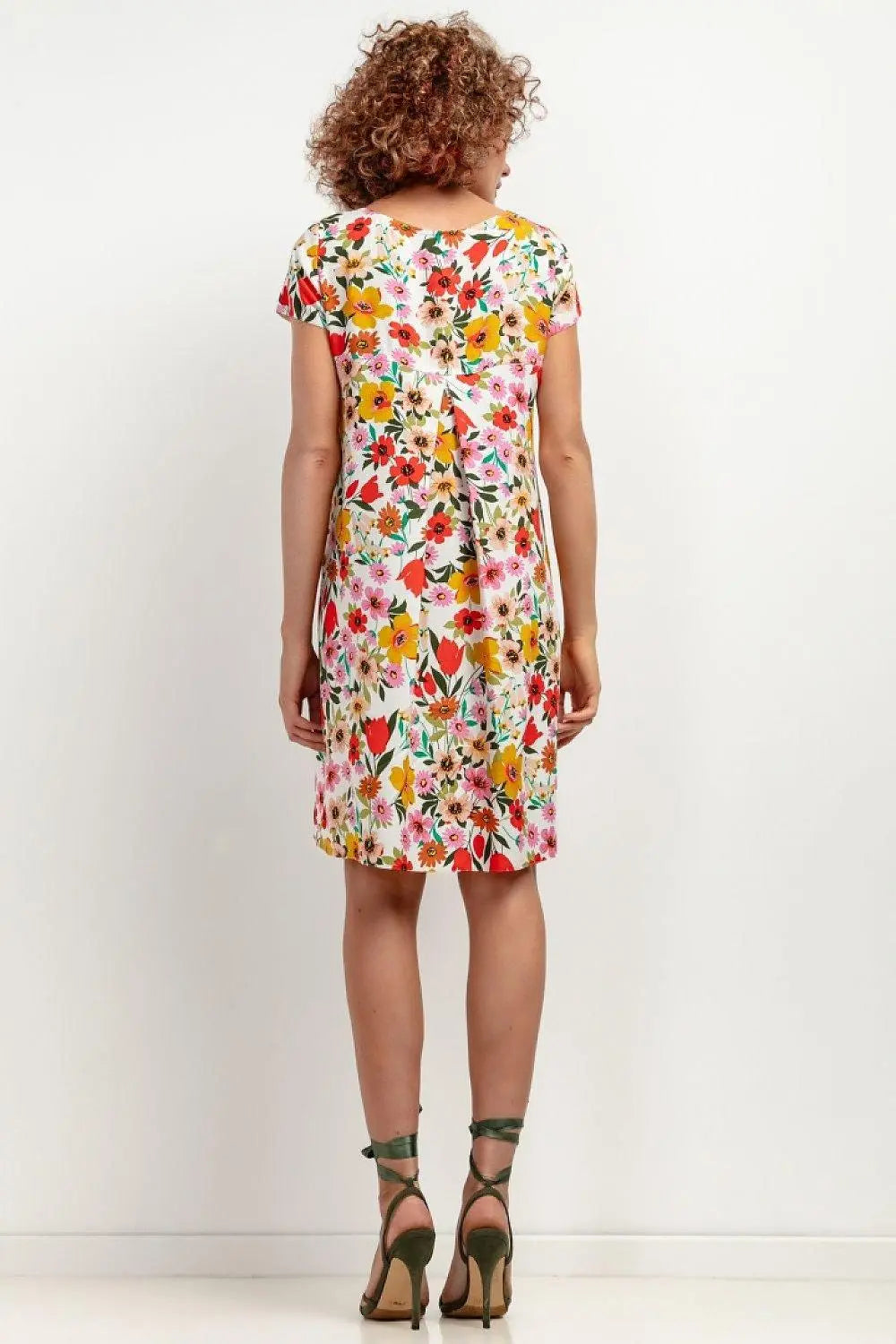 Tessita patterned viscose dress