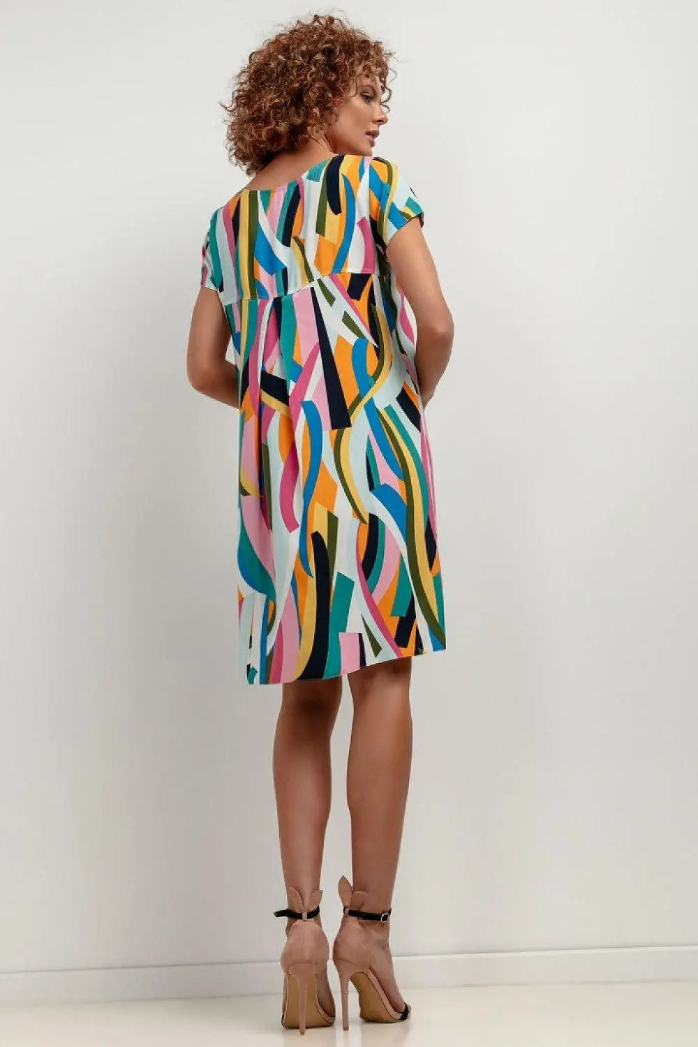 Tessita patterned viscose dress