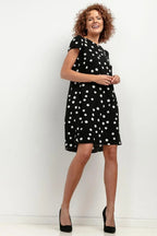 Tessita patterned viscose dress
