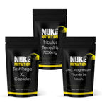 Testosterone Support Bundle Stack - Test Rage XL, Tribulus, Zinc Magnesium & Vitamin B6 x 180