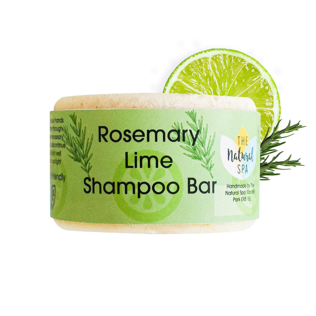 Rosmarin & Limette Shampoo Bar | Natürliche Haarseife für alle Haartypen | Vegane, plastikfreie Haarpflege