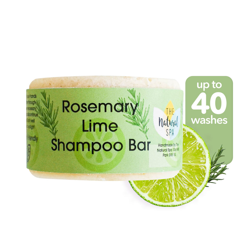 Rosmarin & Limette Shampoo Bar | Natürliche Haarseife für alle Haartypen | Vegane, plastikfreie Haarpflege