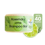 Rosmarin & Limette Shampoo Bar | Natürliche Haarseife für alle Haartypen | Vegane, plastikfreie Haarpflege