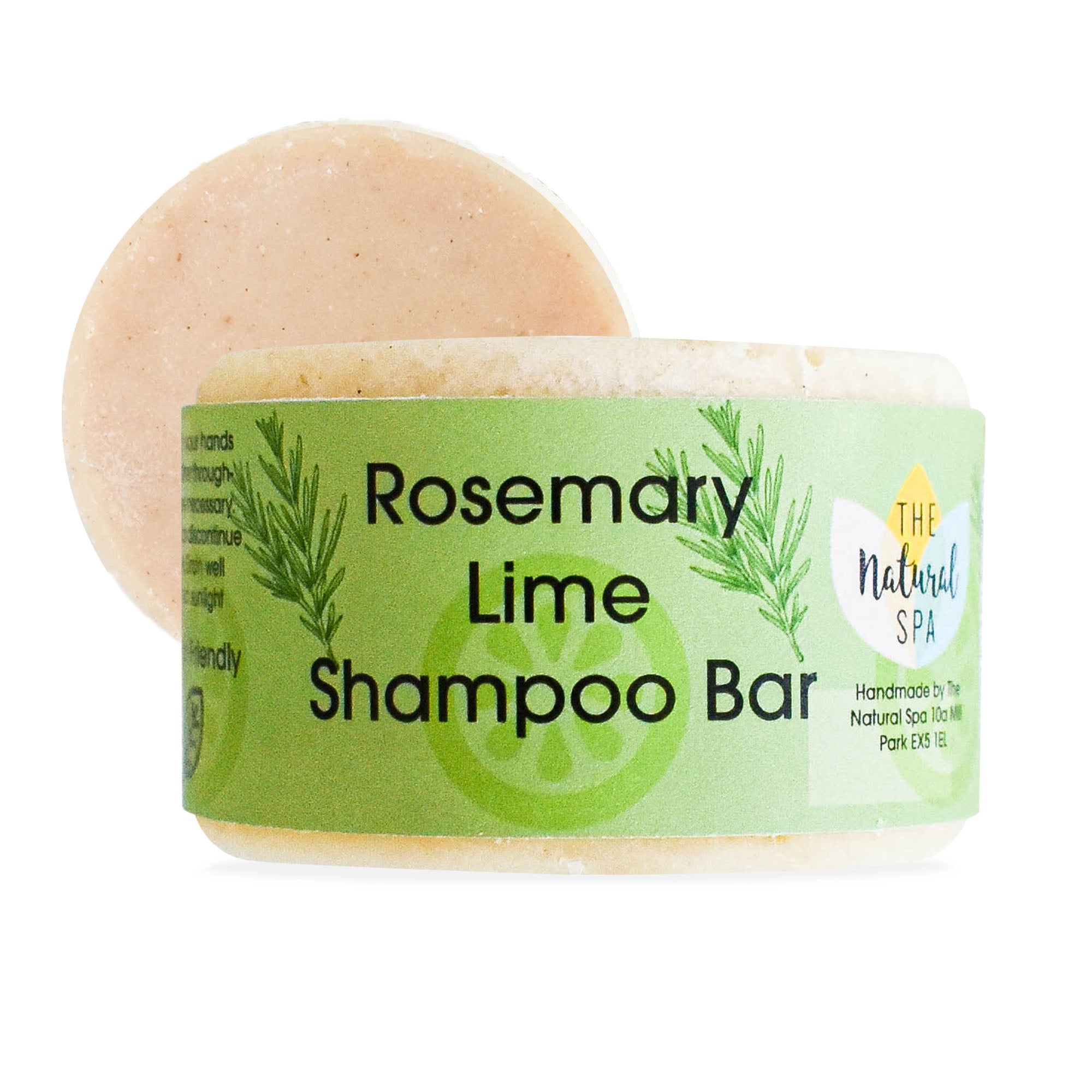 Rosmarin & Limette Shampoo Bar | Natürliche Haarseife für alle Haartypen | Vegane, plastikfreie Haarpflege