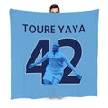 Manchester Blue - Toure 42 - Fleece 150cm X 150cm