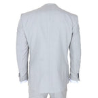 IM31 - Men's Grey 3 Piece Prince Of Wales Check Suit