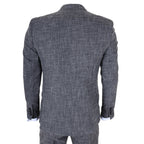 IM33 - Men's Black 3 Piece Tailored Fit Suit