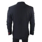 James - Men's Classic 3 Piece Black Suit