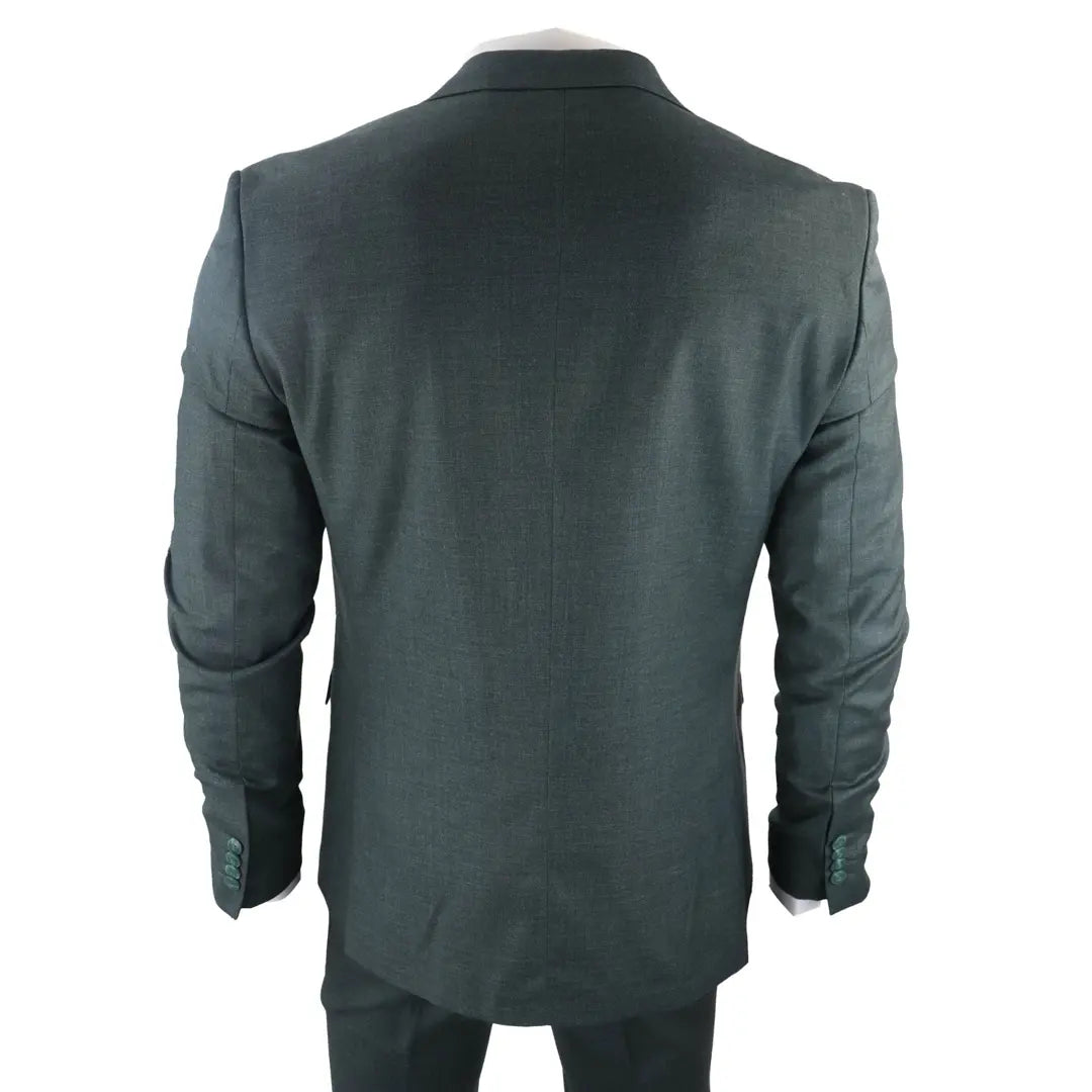 James - Men's 3 Piece Green Suit