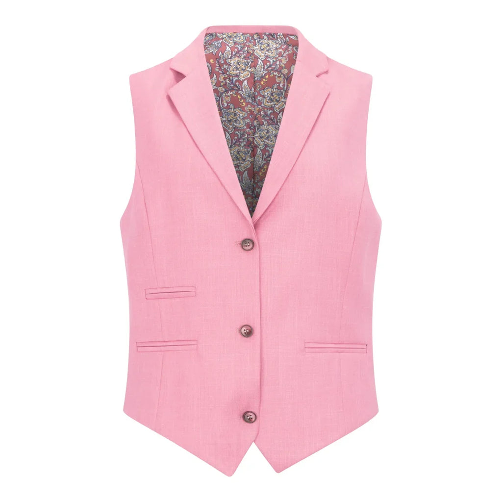 TP-16 - Women's 3 Piece Plain Pink Suit