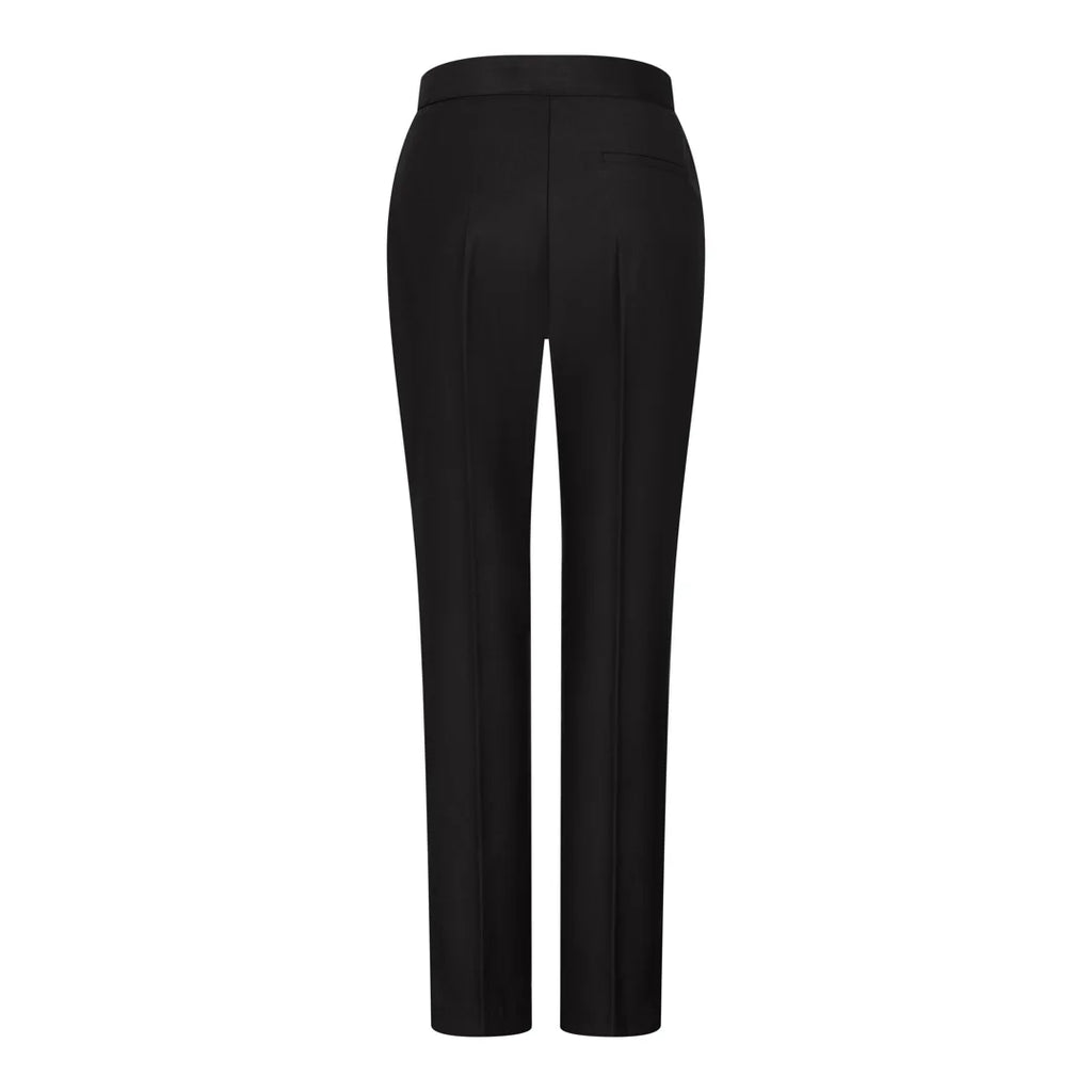 TPW-13 - Women's 3 Piece Plain Black Suit