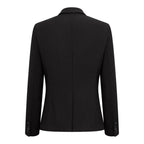 TPW-13 - Women's 3 Piece Plain Black Suit
