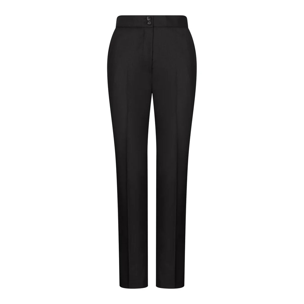 TPW-13 - Women's 3 Piece Plain Black Suit