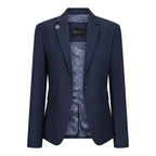 TPW-14 - Women's 3 Piece Plain Navy Blue Suit