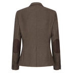 TPW-AK-06 - Women's Brown 3 Piece Herringbone Tweed Suit