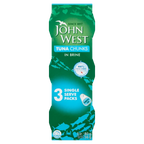 16 x John West Tuna Chunks In Brine 3Pk - 3X80G