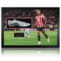 Tyrese Campbell Signed & Match-Worn Sheffield United Boot Iconic Frame #1