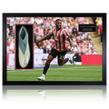 Tyrese Campbell Signed & Match-Worn Sheffield United Boot Iconic Frame #2