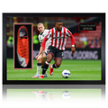 Tyrese Campbell Signed & Match-Worn Sheffield United Boot Iconic Frame #1