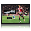 Tyrese Campbell Signed & Match-Worn Sheffield United Boot Iconic Frame #2