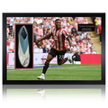 Tyrese Campbell Signed & Match-Worn Sheffield United Boot Iconic Frame #1