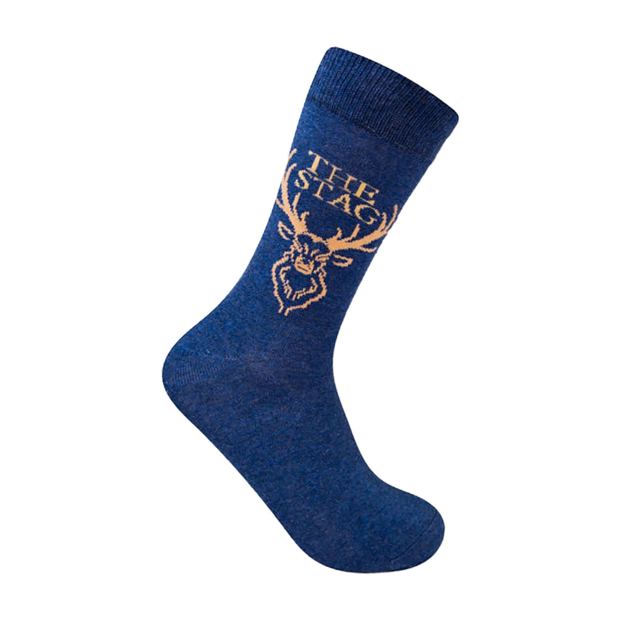 1 Pack Mens Novelty Soft Breathable The Stag Socks