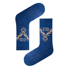 1 Pack Mens Novelty Soft Breathable The Stag Socks