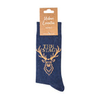 1 Pack Mens Novelty Soft Breathable The Stag Socks