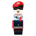 Ladies Ultra Lite Thin Thermal Winter Ski Socks with Stripes