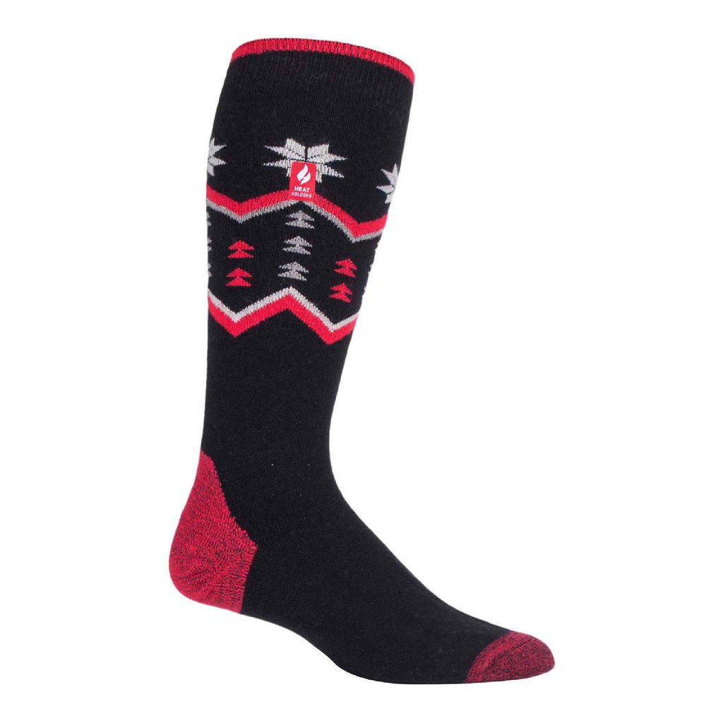Mens Thin Warm Winter Knee High Lightweight Thermal Ski Socks
