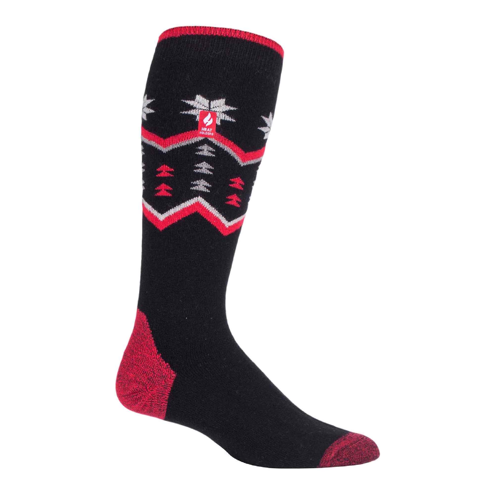 Mens Thin Warm Winter Knee High Lightweight Thermal Ski Socks