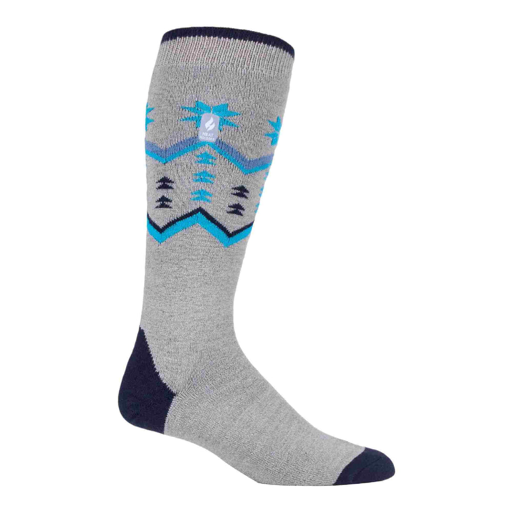 Mens Thin Warm Winter Knee High Lightweight Thermal Ski Socks