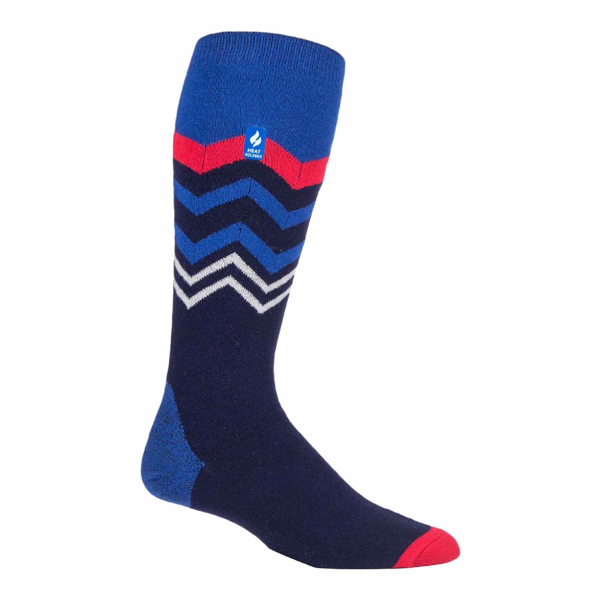 Mens Thin Warm Winter Knee High Lightweight Thermal Ski Socks