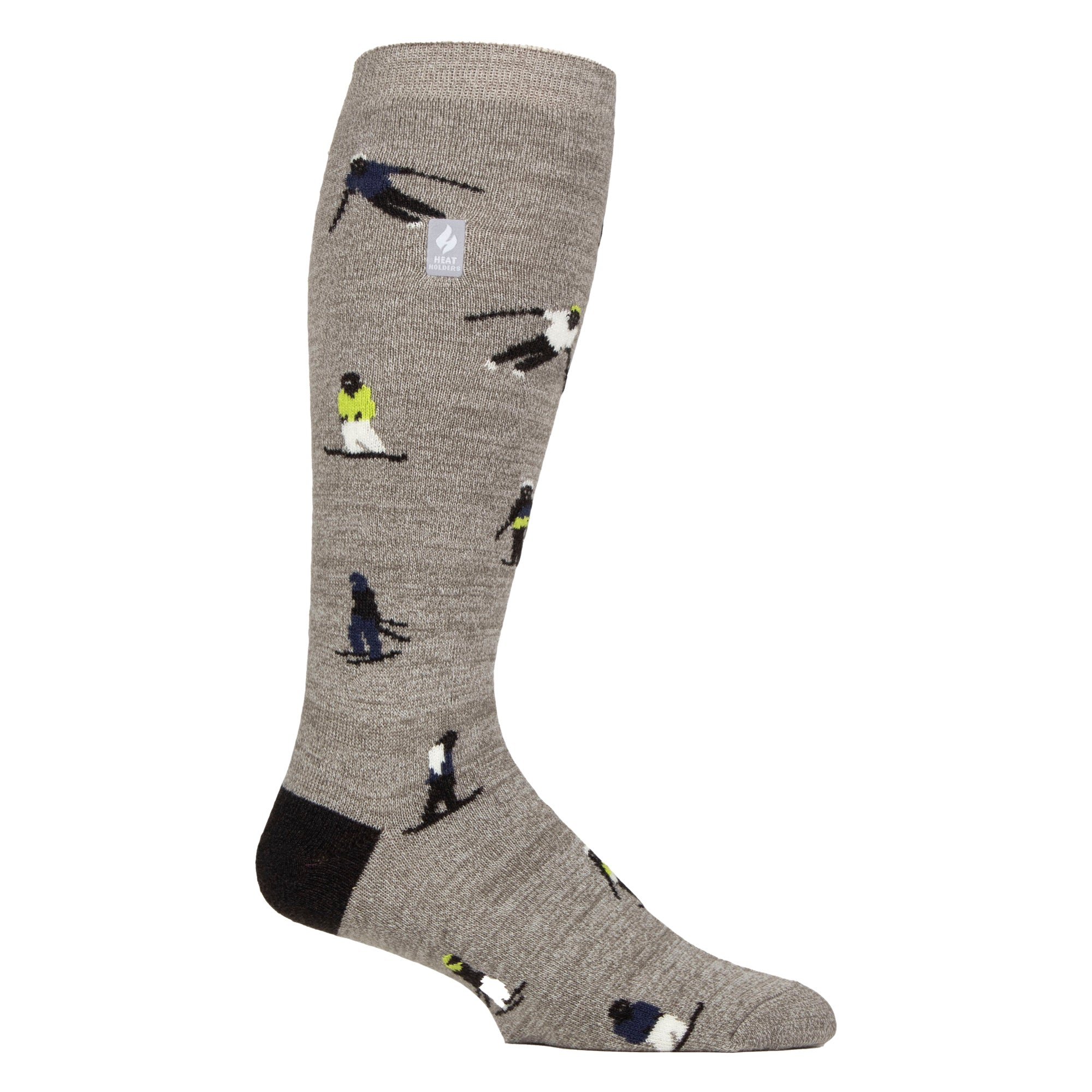 Mens Thin Warm Winter Knee High Lightweight Thermal Ski Socks