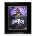 The Undertaker Signed 20x16 Image Deluxe Mount Frame (JSA)