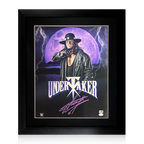 The Undertaker Signed 20x16 Image Deluxe Mount Frame (JSA)