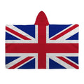 Hooded Towel - Lightweight, Microfibre - Union Jack