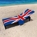 Union Jack - Full Length Sun Lounger Towel with Pockets